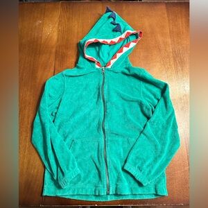 Hanna Andersson Dinosaur Swim Coverup Jacket, size 10